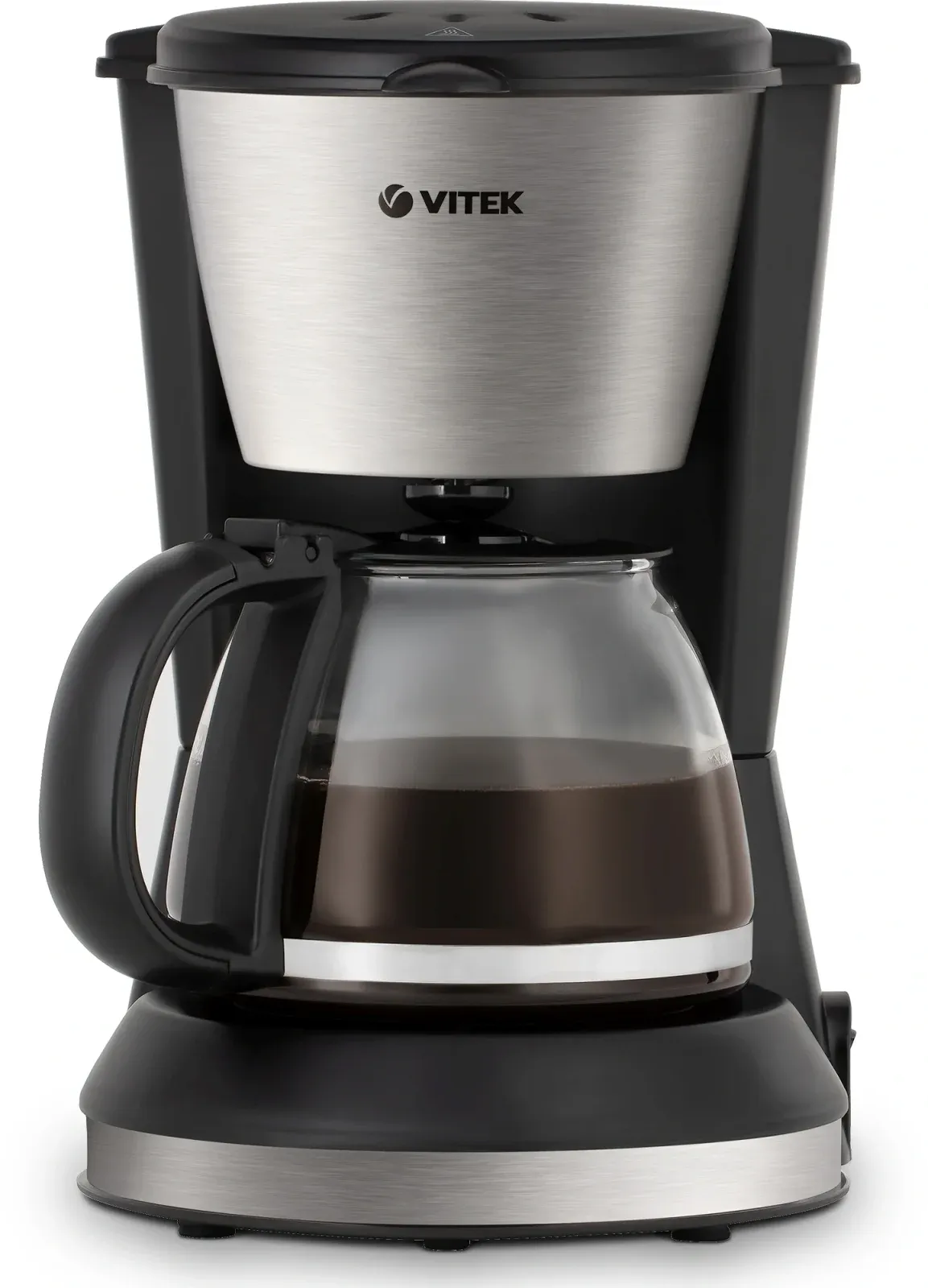 Кофеварка капельная Vitek VT-1506 BK 550Вт черный/серебристый - фото 4