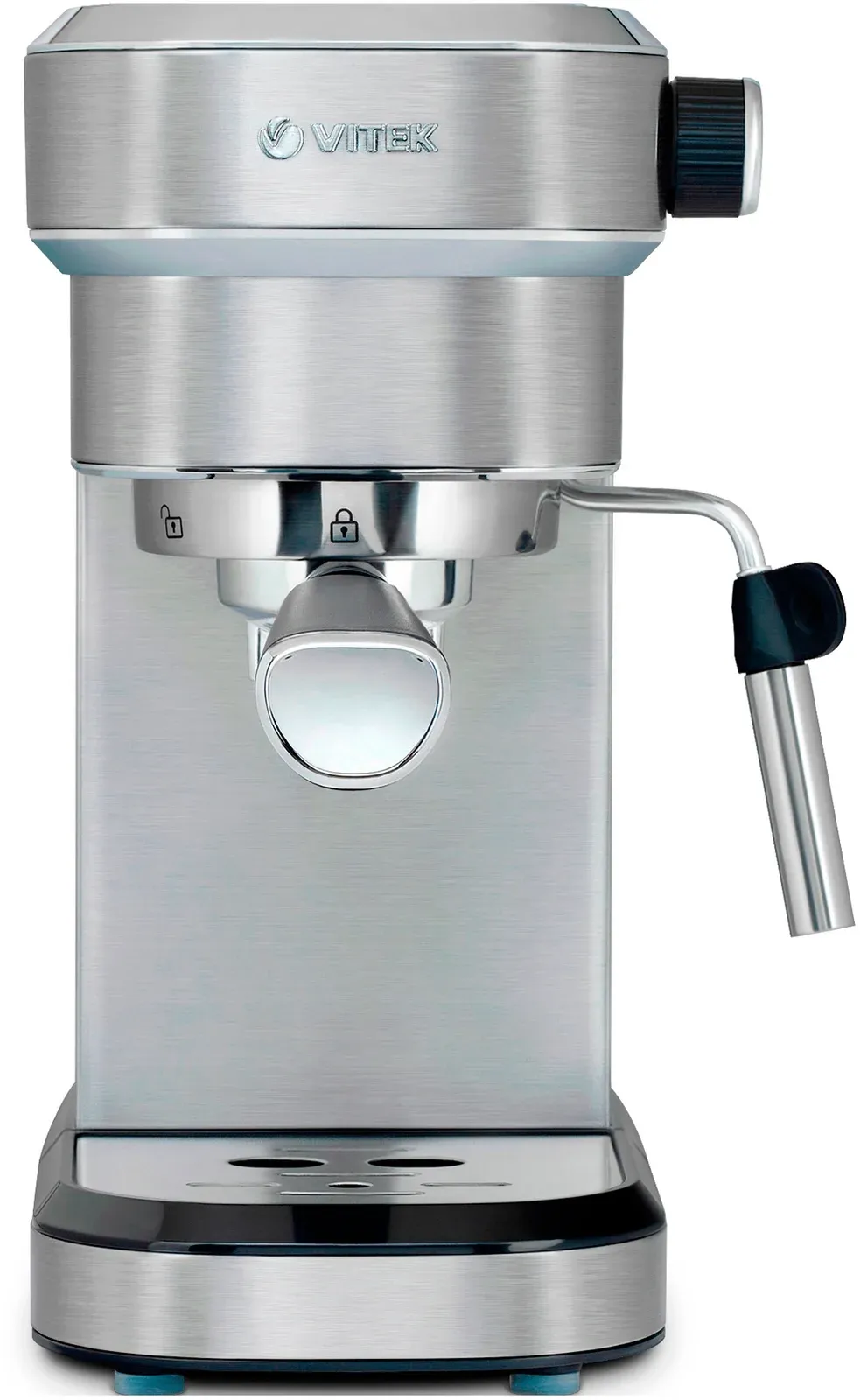 Кофеварка рожковая Vitek VT-1509 870Вт серебристый - фото 5