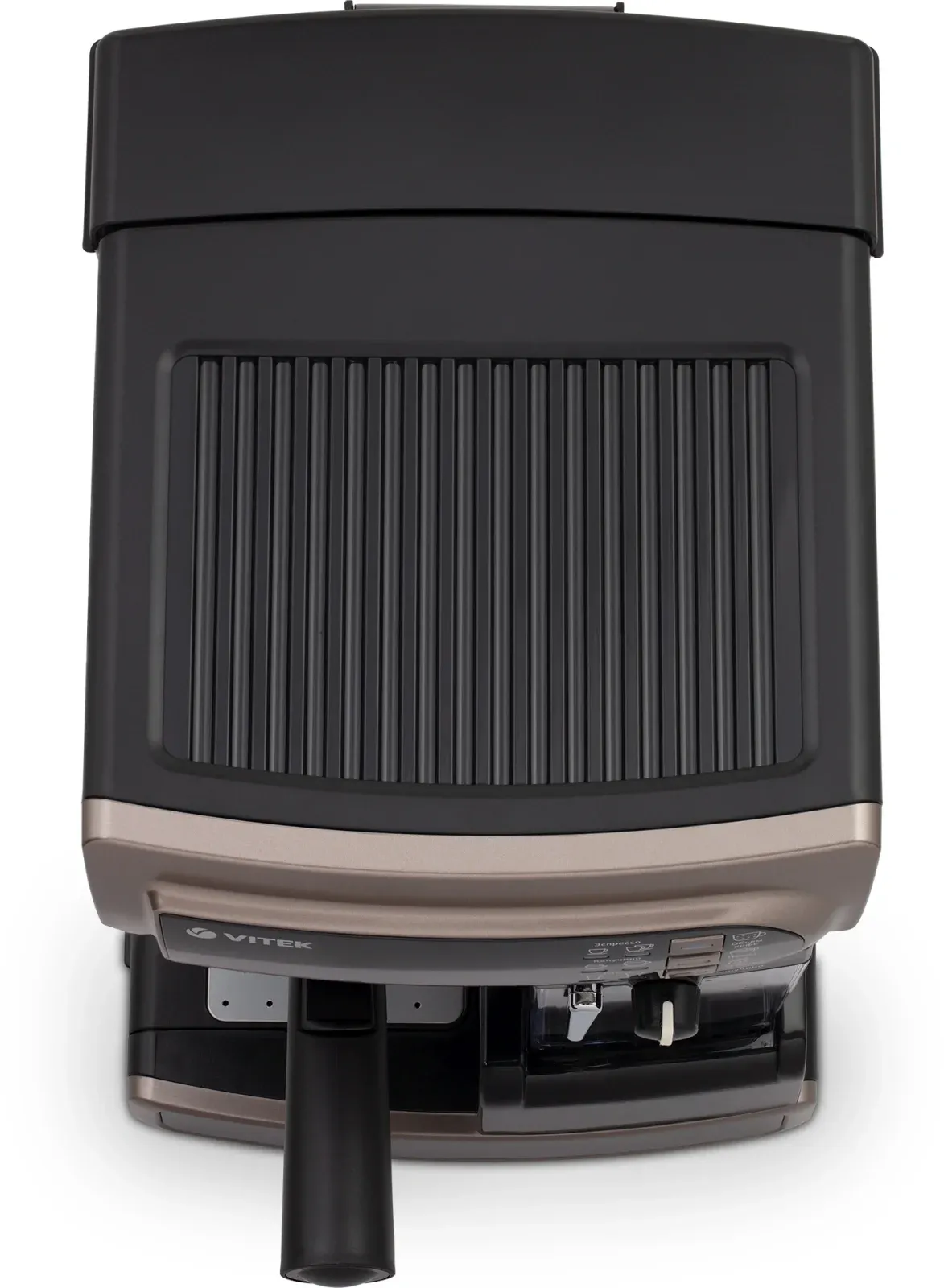 Кофеварка рожковая Vitek VT-1517 BN 1238Вт коричневый - фото 4