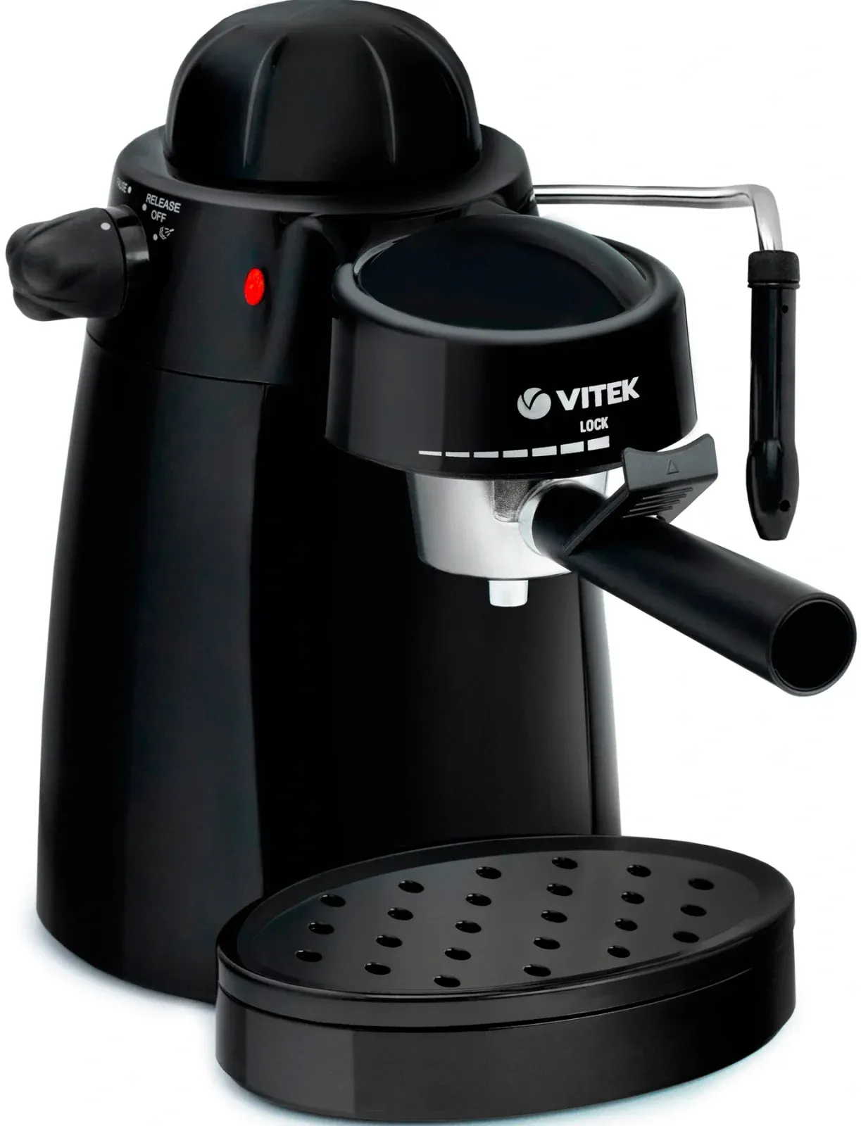 Кофеварка рожковая Vitek VT-1518 черный - фото 2