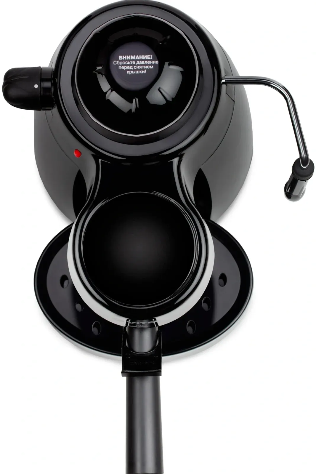 Кофеварка рожковая Vitek VT-1518 черный - фото 4