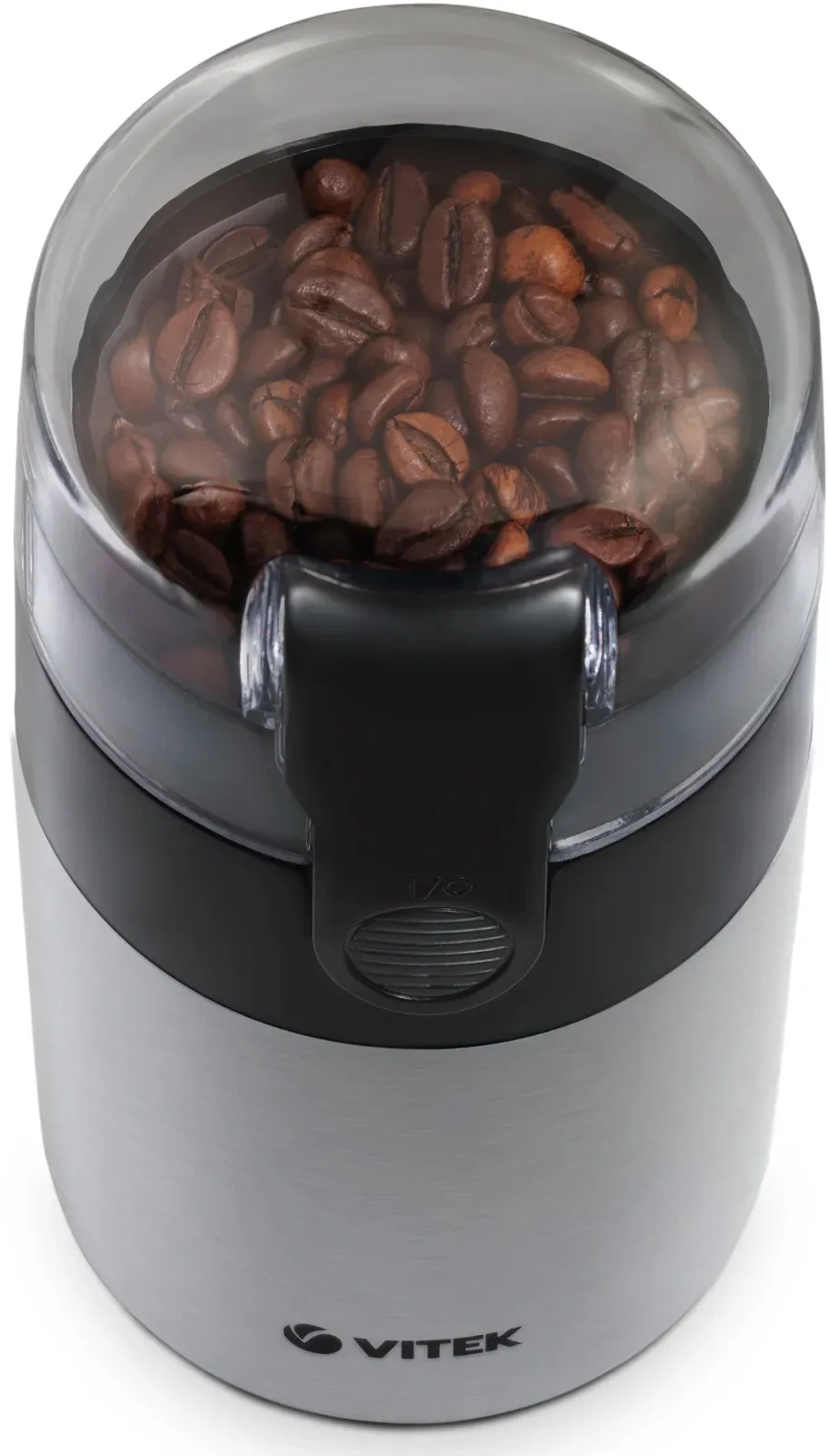 Кофемолка Vitek VT-1540 SR 120Вт сист.помол.:ротац.нож вместим.:40гр серебристый - фото 2