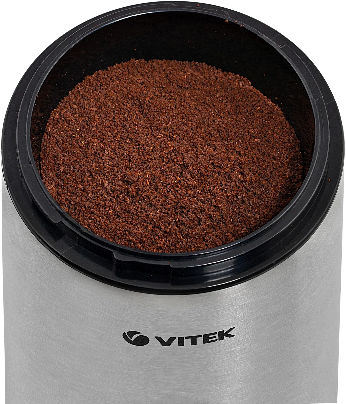 Кофемолка Vitek VT-1546 150Вт сист.помол.:ротац.нож вместим.:50гр серебристый - фото 4