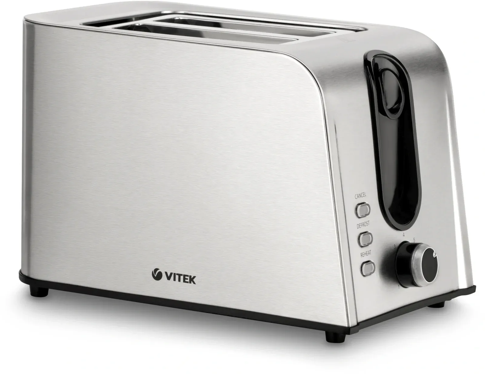 Тостер Vitek VT-1570 800Вт стальной - фото 1