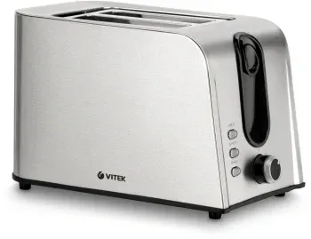 Тостер Vitek VT-1570 800Вт стальной - фото 7