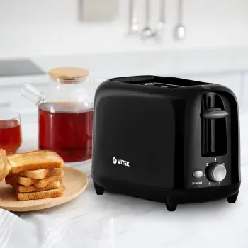 Тостер Vitek Illusion VT-1573 700Вт черный - фото 8