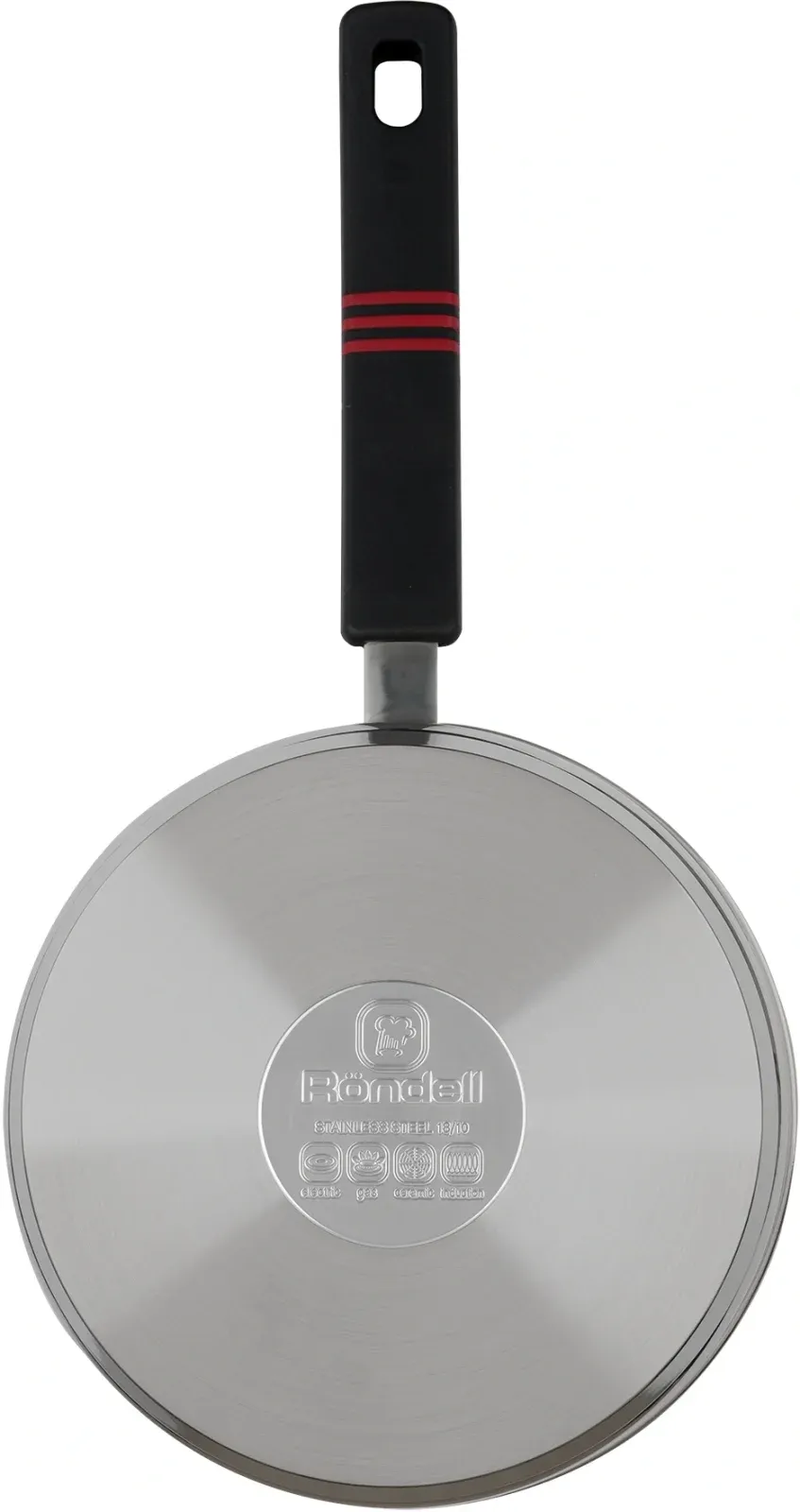 Ковш Rondell Stripes RDS-1635 2л. d=18см с крышкой стальной, 2 л - фото 3