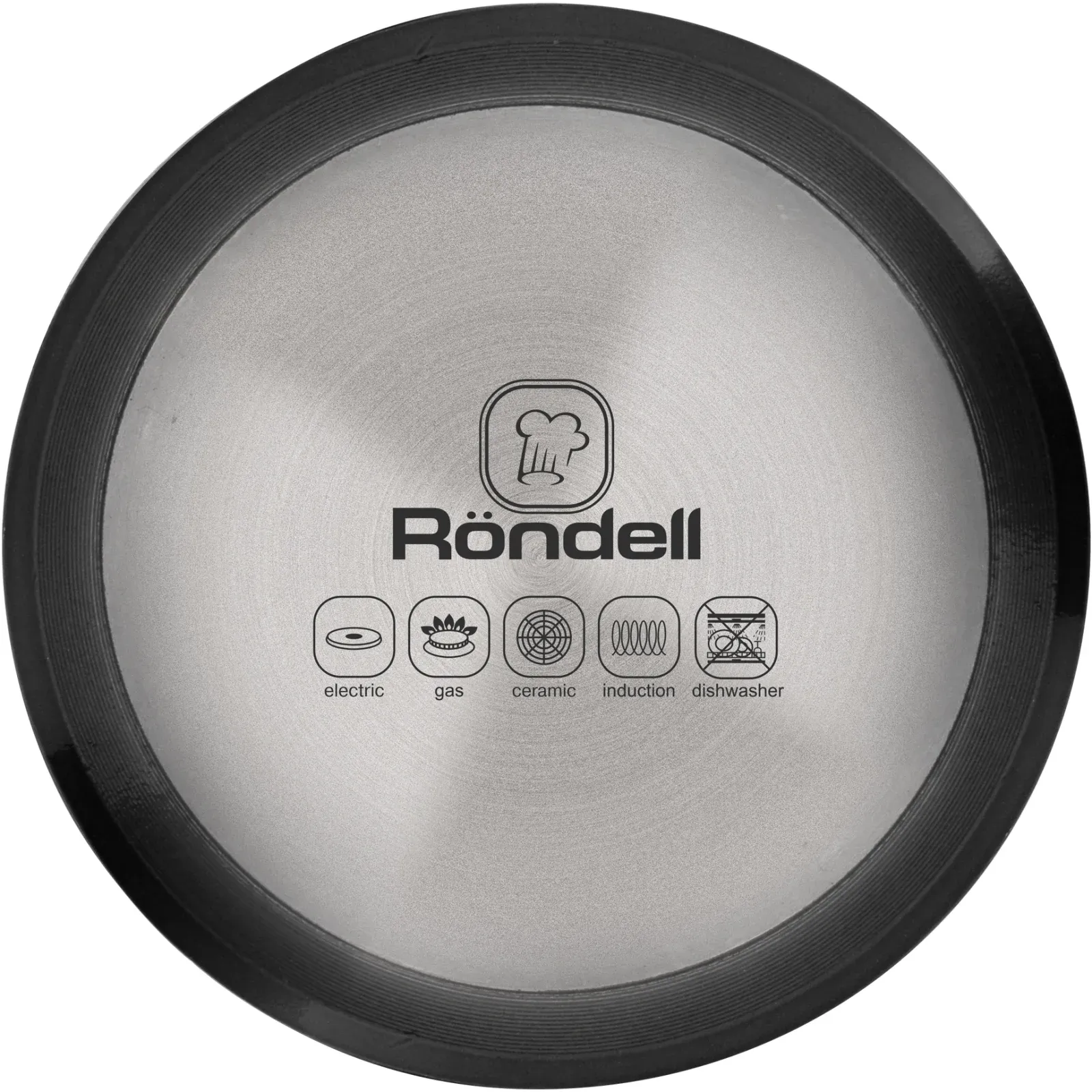 Кофеварка гейзерн. Rondell Stripes RDA-1639 0.45л алюминий темно-серый, 0.45 л - фото 2