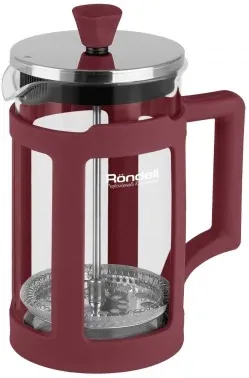 Френч-пресс Rondell Stripes RDS-1641 0.6л красный, 0.6 л - фото 8