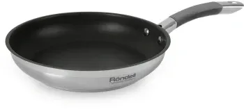 Сковорода Rondell Flamme RDS-1673 круглая 24см покрытие: Eclipse ручка несъемная без крышки стальной - фото 3