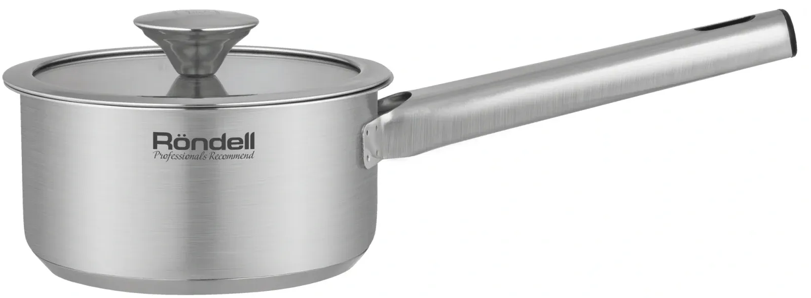 Ковш Rondell Modern RDS-1745 0.9л. d=14см с крышкой стальной, 0.9 л - фото 3