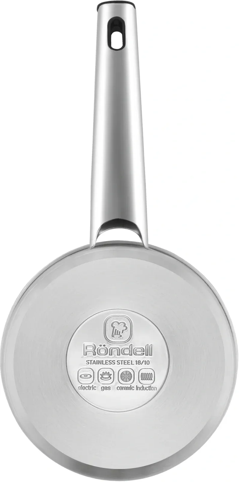 Ковш Rondell Modern RDS-1745 0.9л. d=14см с крышкой стальной, 0.9 л - фото 4