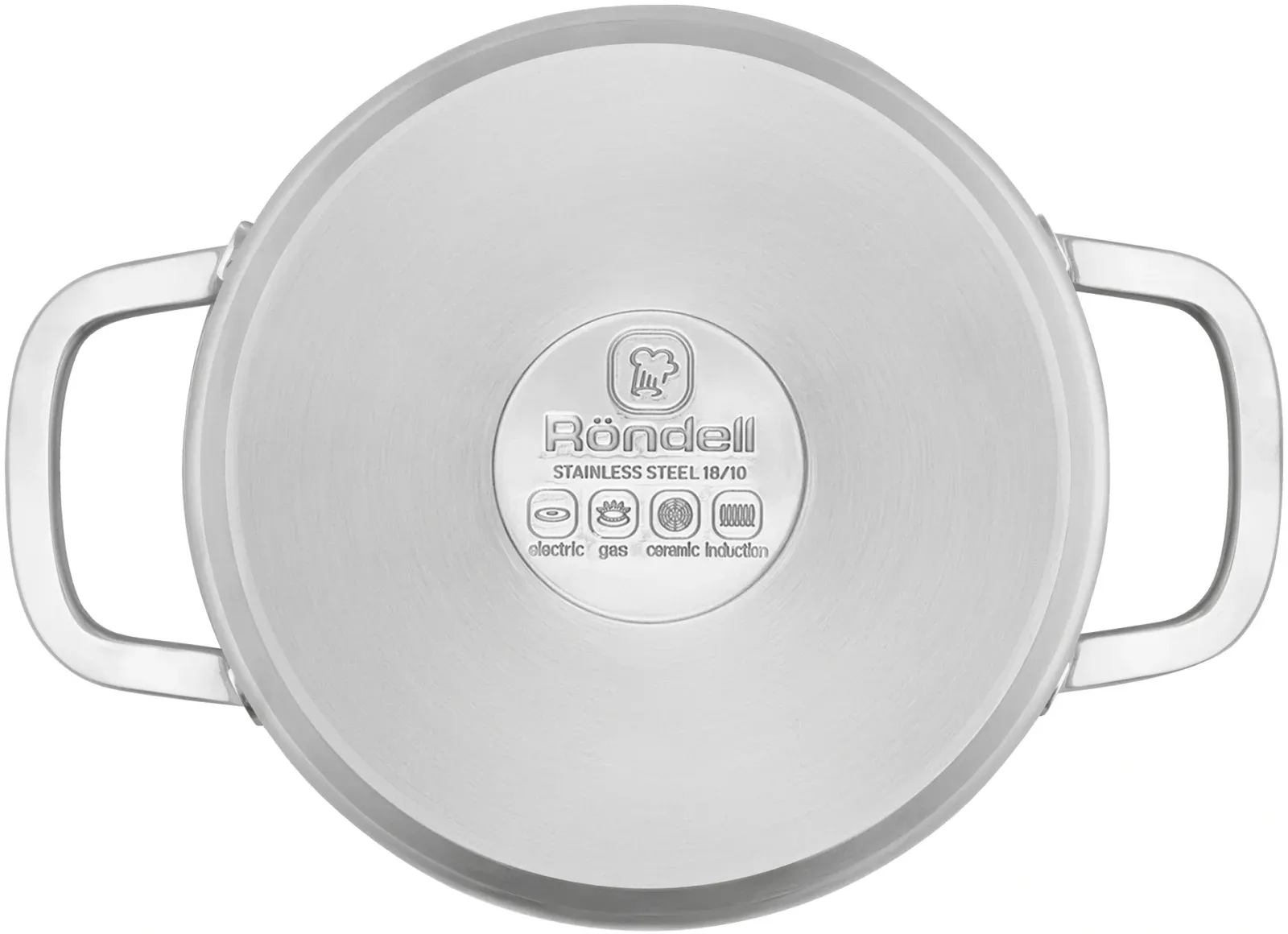 Кастрюля Rondell Modern RDS-1747 2.8л. d=20см с крышкой стальной, 2.8 л - фото 2