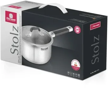 Ковш Rondell Stolz RDS-1751 1.4л. d=16см с крышкой стальной, 1.4 л - фото 8