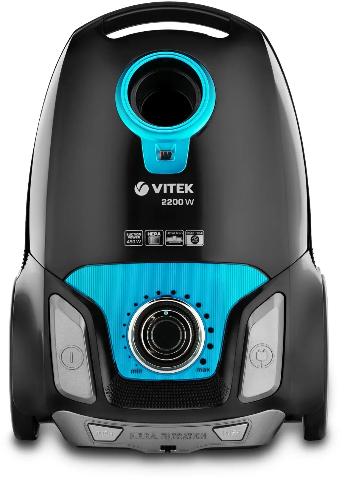 Пылесос Vitek VT-1898 BK 2200Вт черный в компл.:3мешка - фото 4