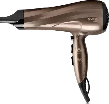 Фен Vitek VT-2298 2400Вт коричневый - фото 7