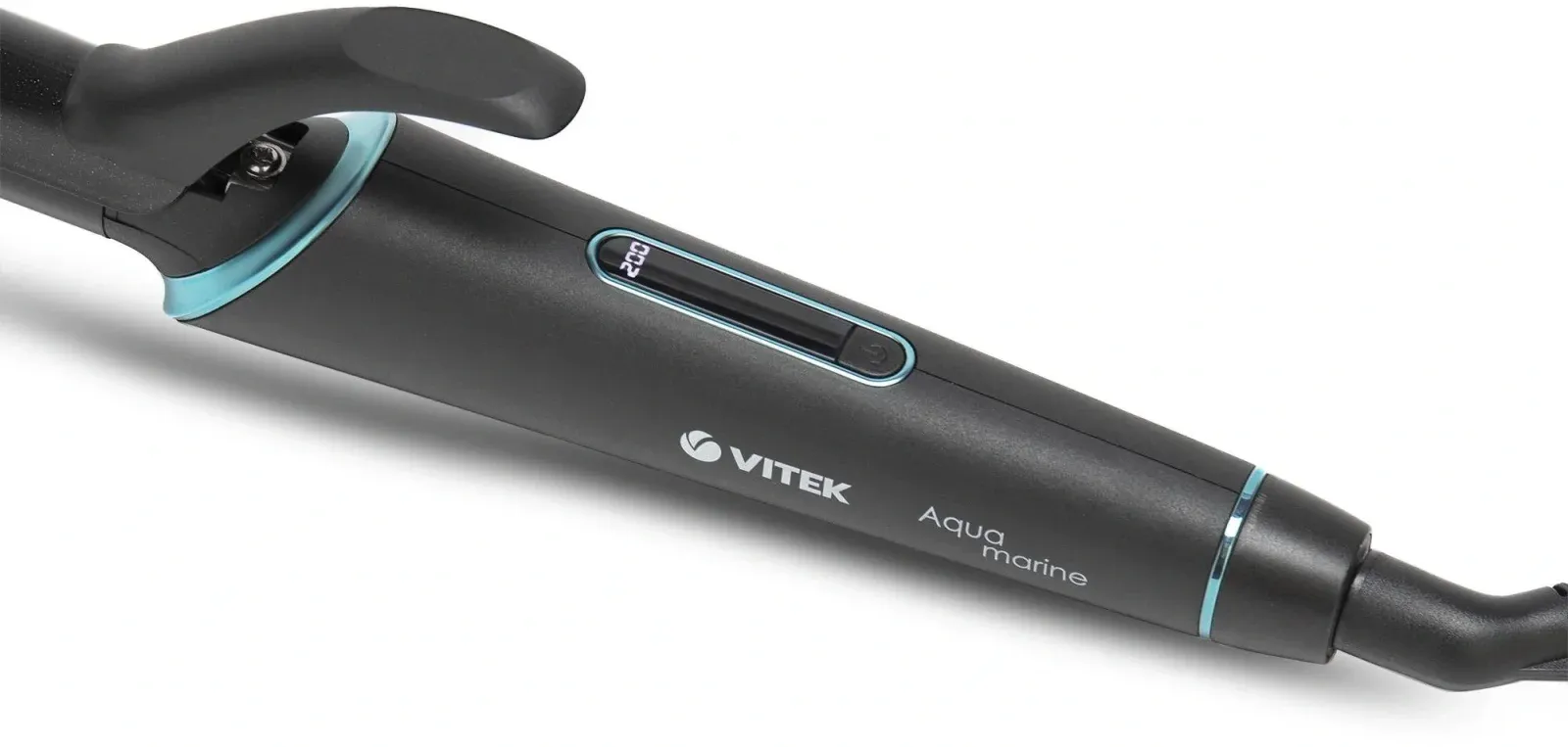 Щипцы Vitek Aquamarine VT-2312 50Вт черный макс.темп.:200С покрытие:керамическое - фото 4