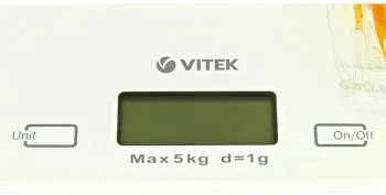 Весы кухонные электронные Vitek Orange VT-2418 макс.вес:10кг рисунок - фото 5