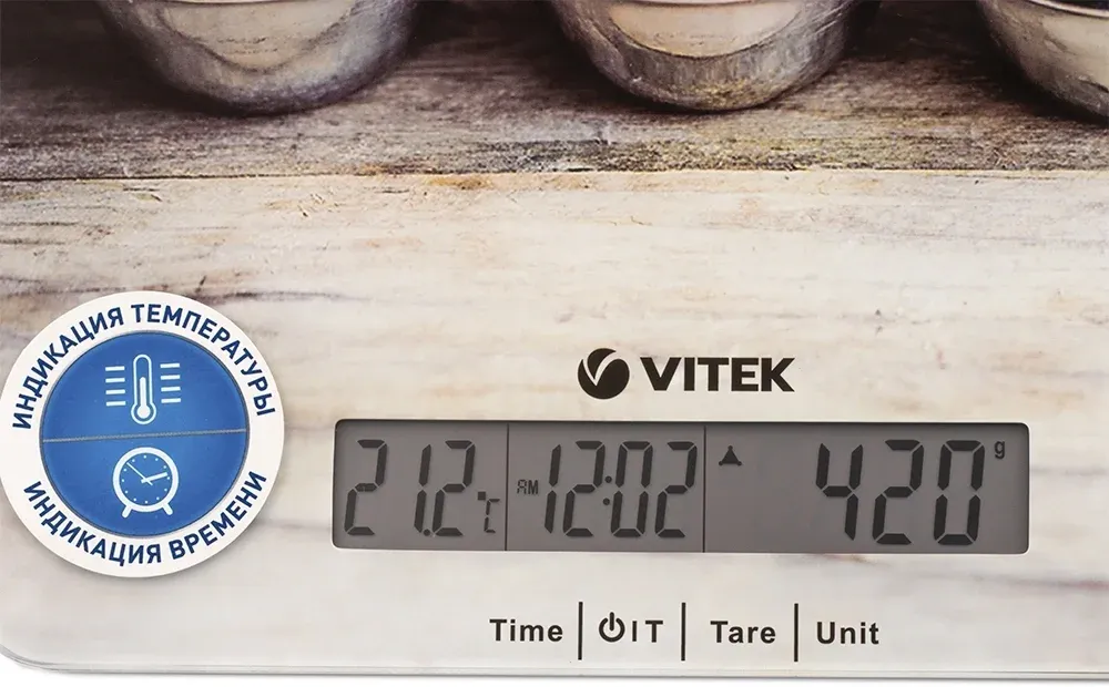 Весы кухонные электронные Vitek VT-2429 макс.вес:5кг - фото 3