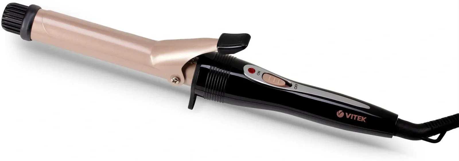 Щипцы Vitek VT-2508 30Вт черный макс.темп.:180С покрытие:керамико-турмалиновое - фото 1