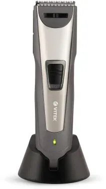 Машинка для стрижки Vitek VT-2572 графитовый 3Вт насадок в компл:2шт - фото 8