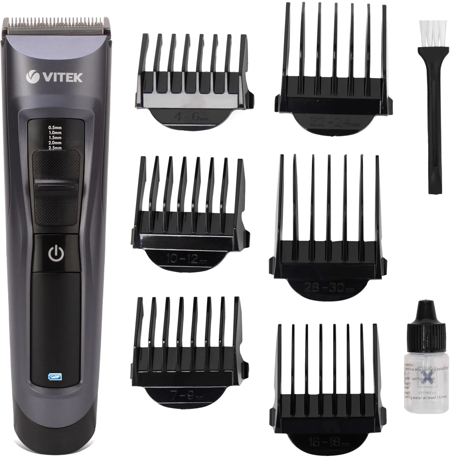 Машинка для стрижки Vitek VT-2582 черный 2.4Вт - фото 5