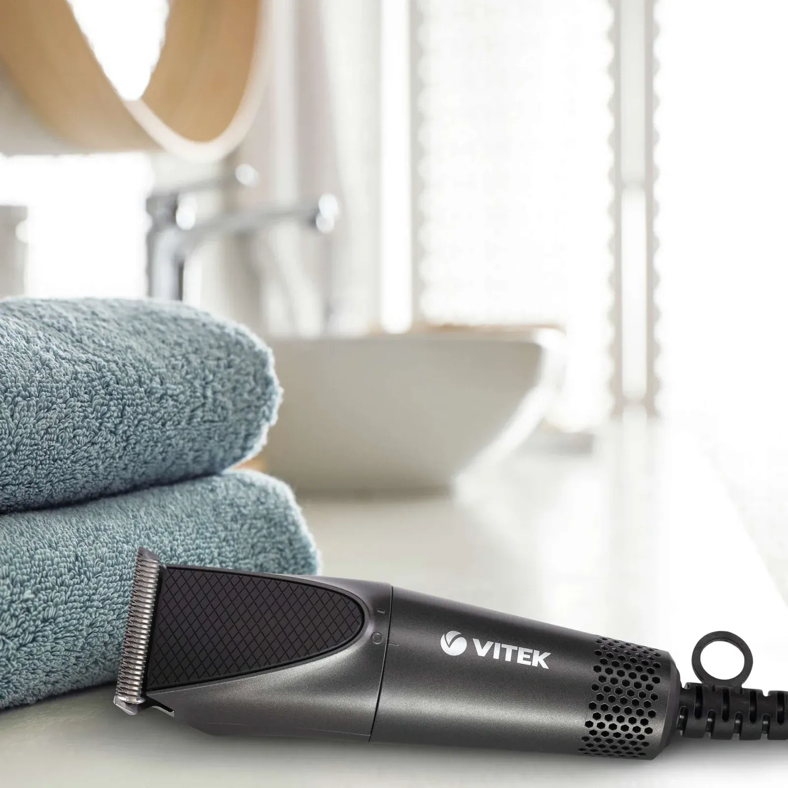 Машинка для стрижки Vitek VT-2587 разноцветный 5Вт - фото 6