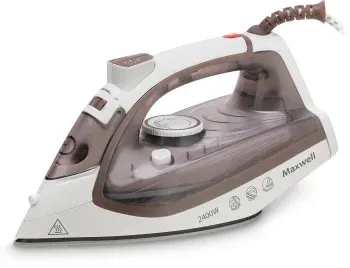 Утюг Maxwell MW-3047 2400Вт белый/коричневый - фото 8