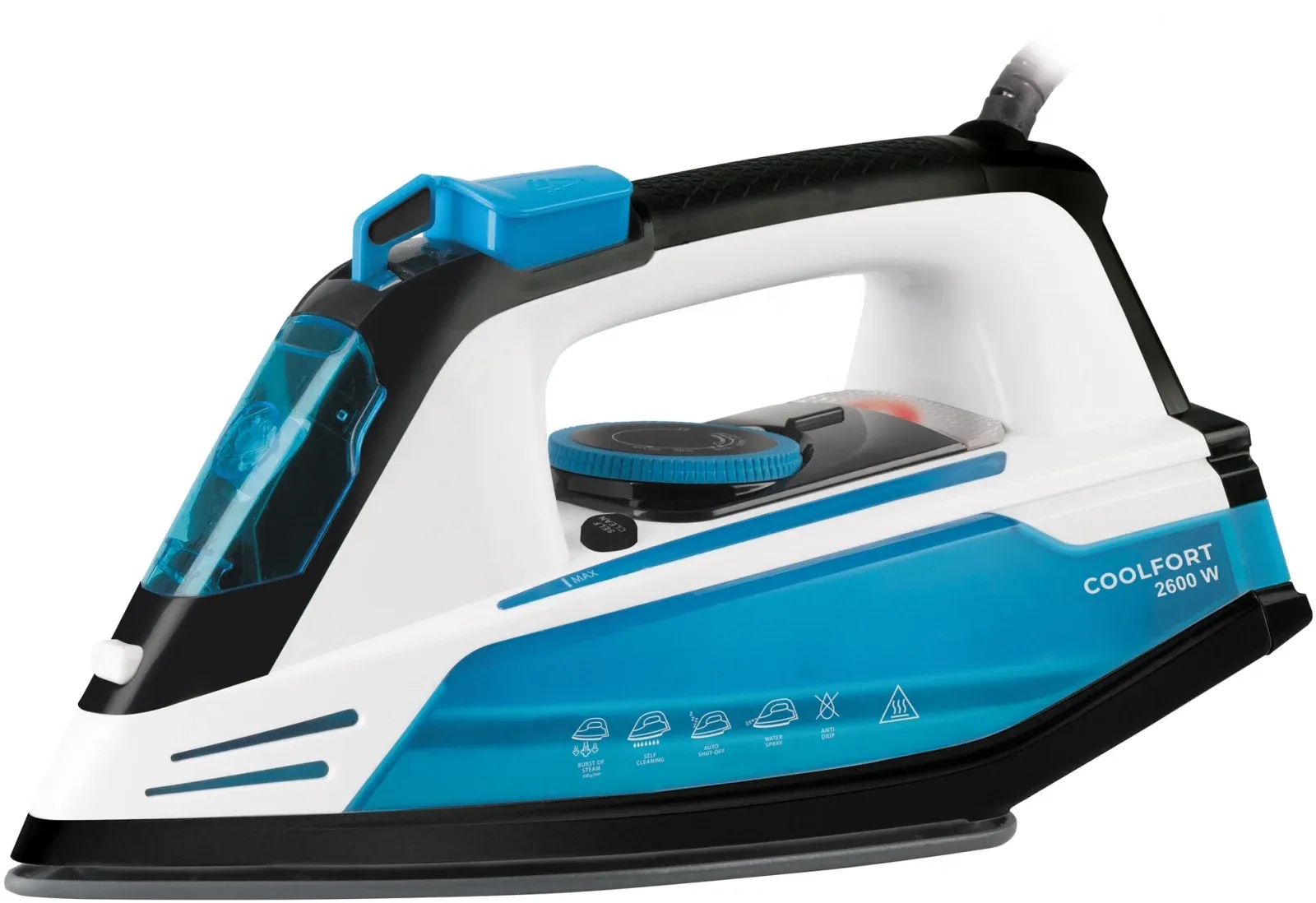 Утюг Coolfort CF-3400 2600Вт синий/белый - фото 6