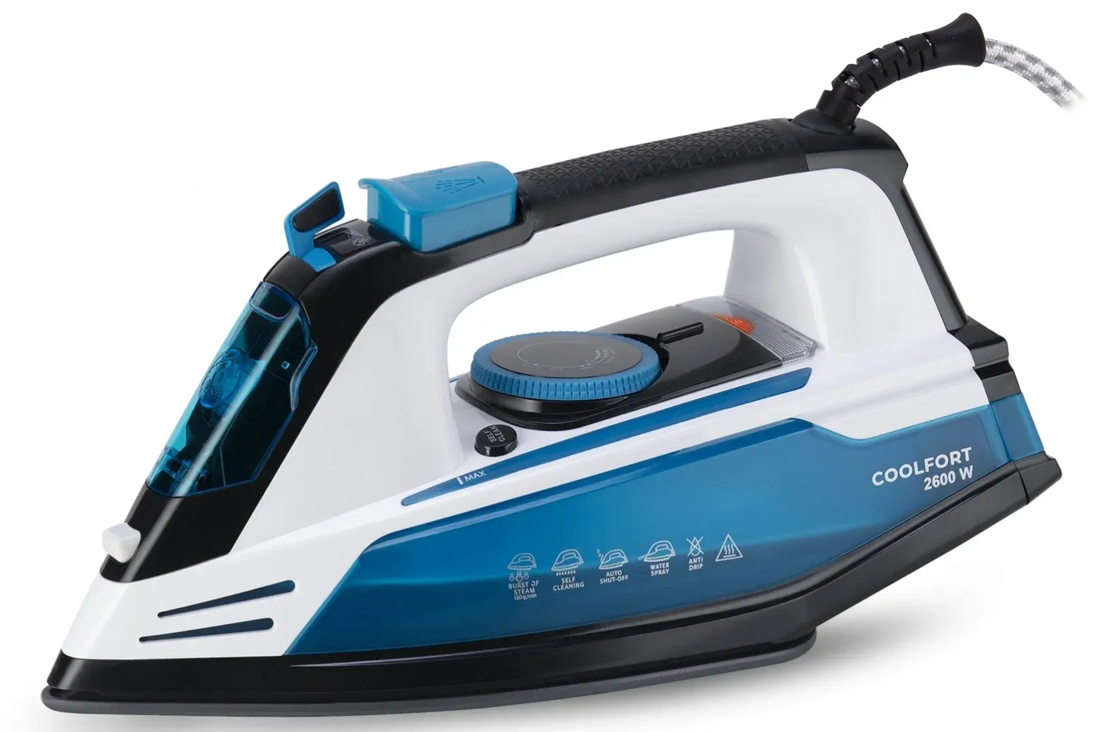 Утюг Coolfort CF-3400 2600Вт синий/белый - фото 8