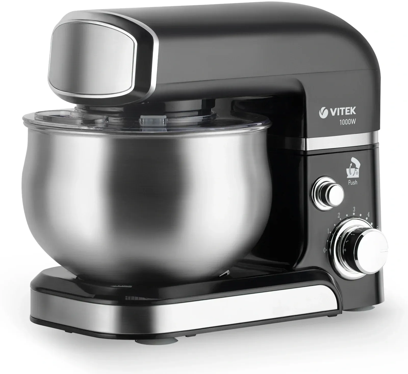 Кухонная машина Vitek Loft Professional VT-4115 планетар.вращ. 1000Вт черный/стальной - фото 1