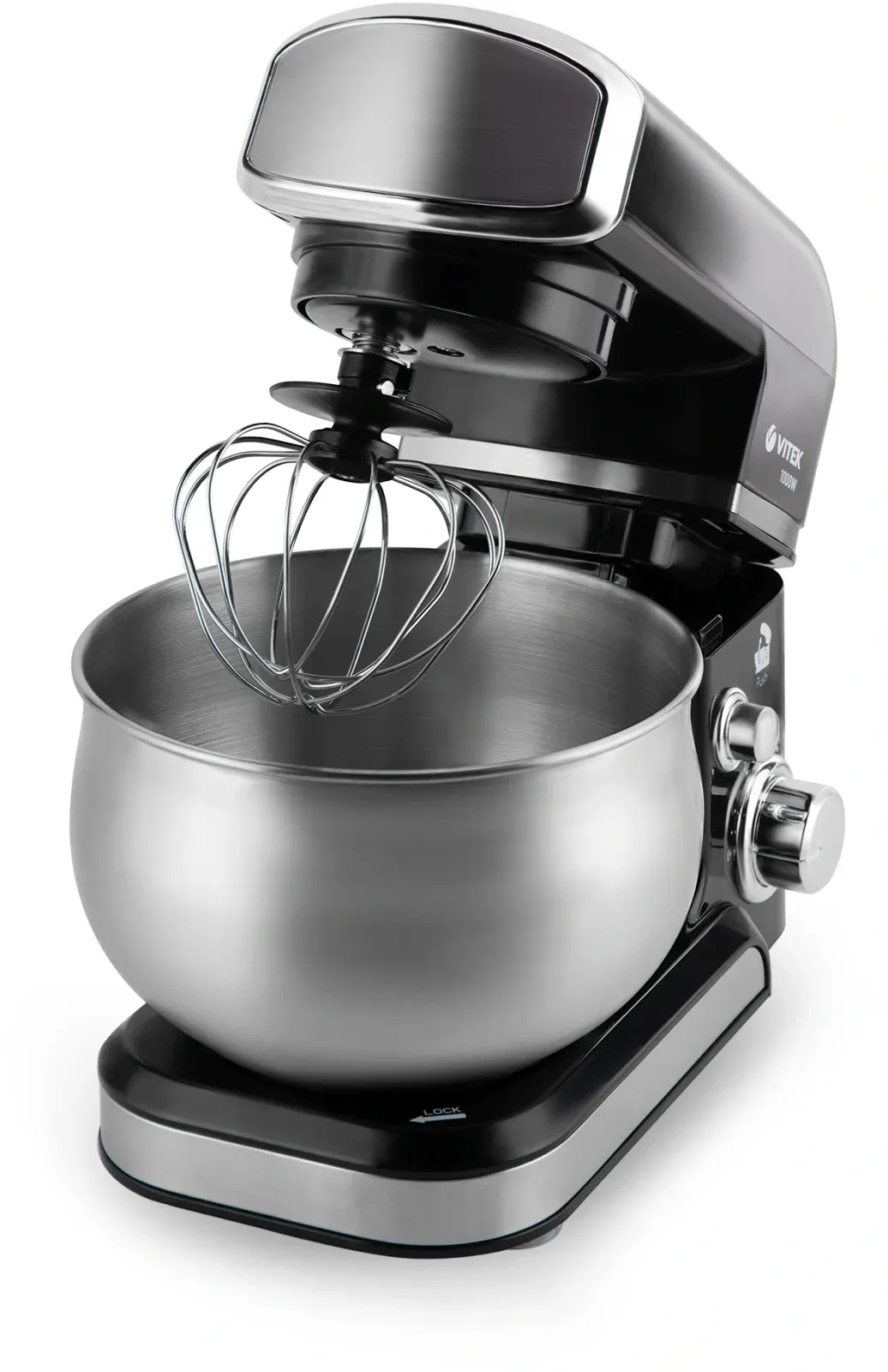 Кухонная машина Vitek Loft Professional VT-4115 планетар.вращ. 1000Вт черный/стальной - фото 4