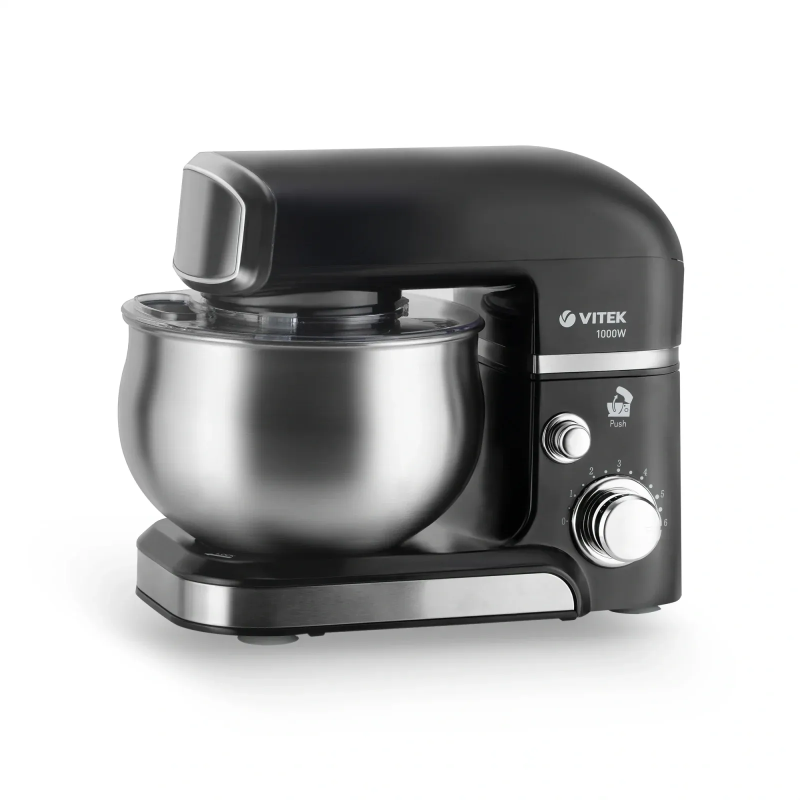 Кухонная машина Vitek Loft Professional VT-4115 планетар.вращ. 1000Вт черный/стальной - фото 5