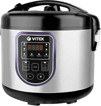 Мультиварка Vitek Prive VT-4202 5л 900Вт серебристый/черный - фото 2