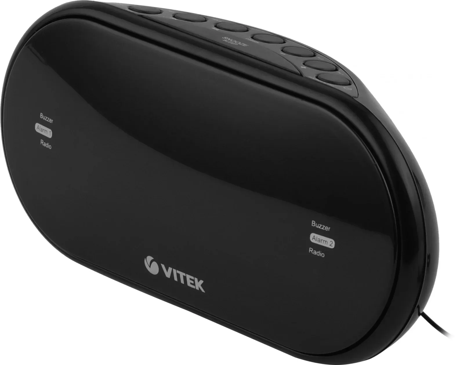 Радиобудильник Vitek VT-6602 черный LCD часы:цифровые AM/FM - фото 4
