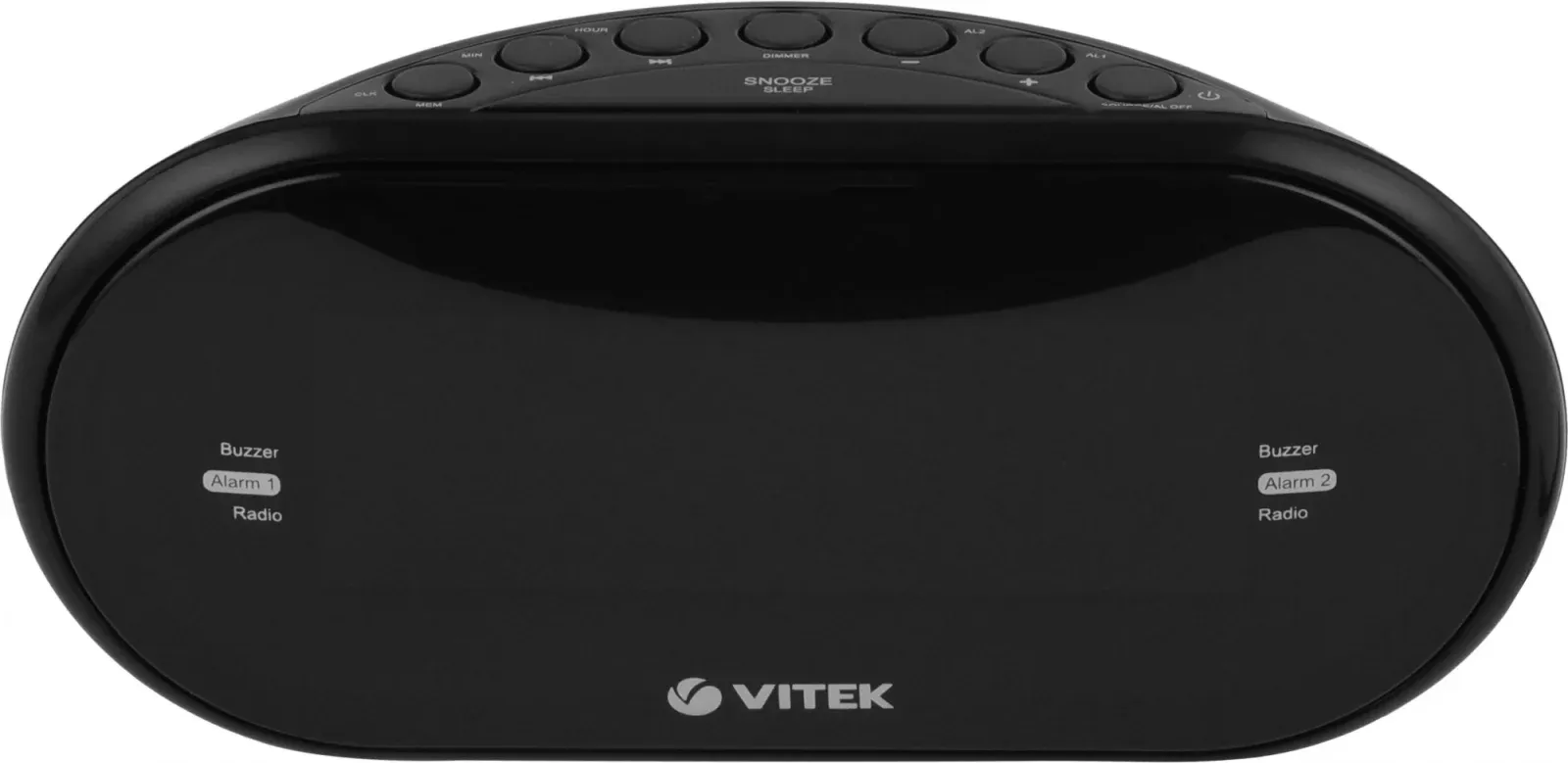 Радиобудильник Vitek VT-6602 черный LCD часы:цифровые AM/FM - фото 5