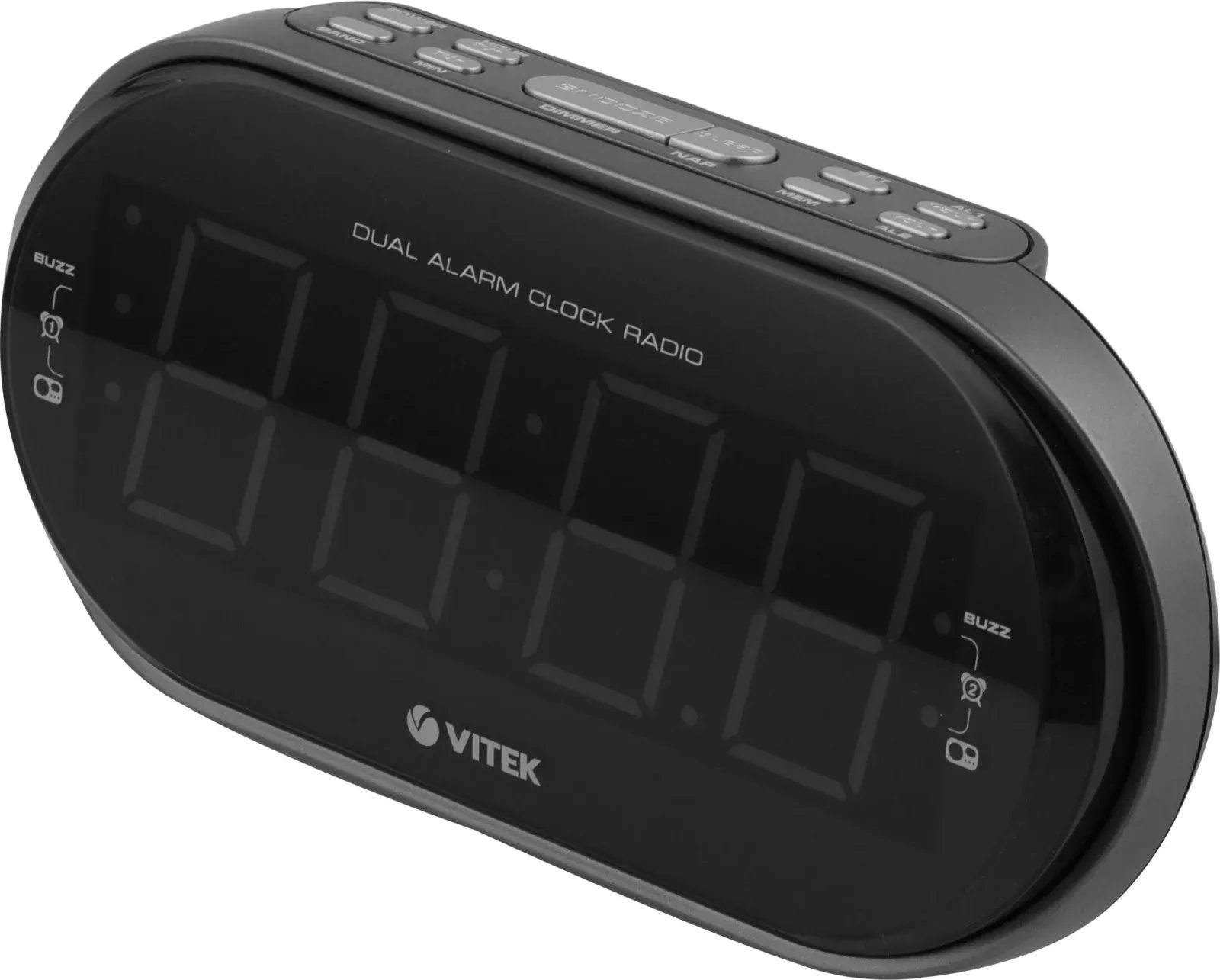 Радиочасы Vitek VT-6610, серебристый - фото 5