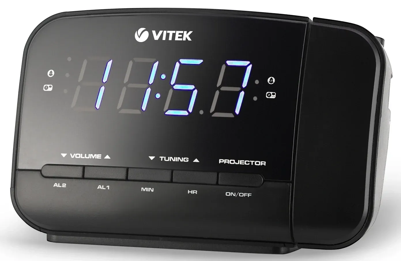 Радиочасы Vitek VT-6611, черный