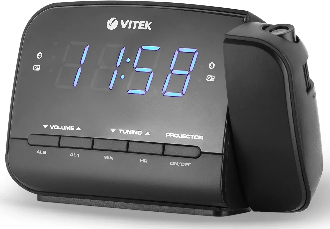 Радиочасы Vitek VT-6611, черный - фото 3