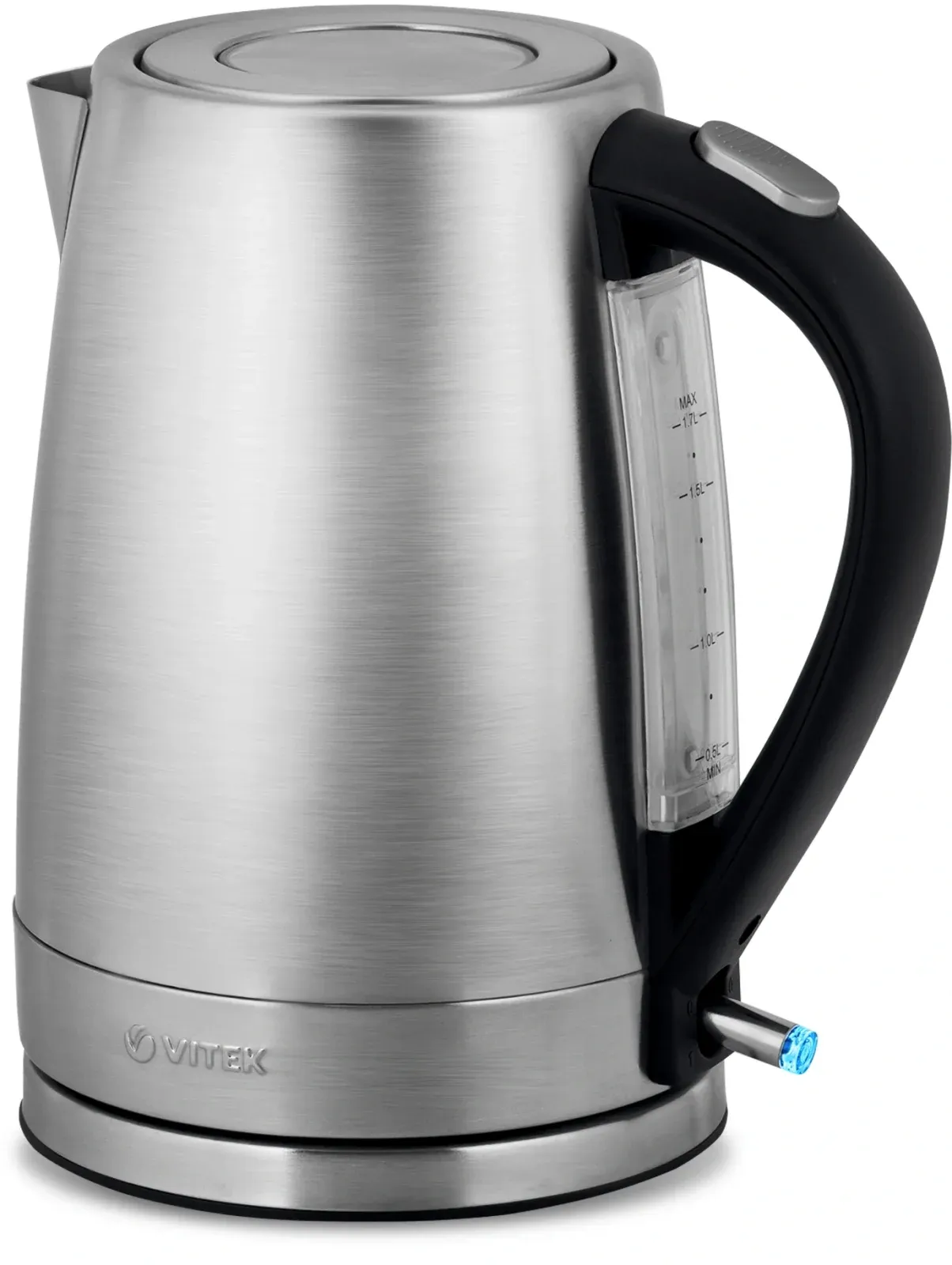 Чайник электрический Vitek VT-7000 1.7л. 2200Вт серебристый корпус: нерж.сталь - фото 2