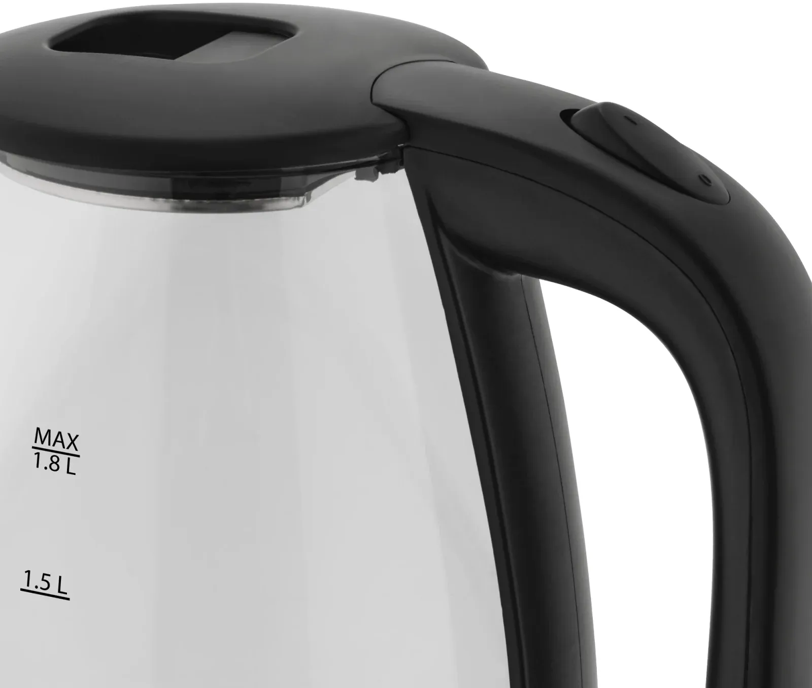 Чайник электрический Vitek VT-7004 1.8л. 1850Вт прозрачный/черный корпус: стекло/пластик - фото 4