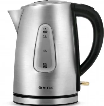 Чайник электрический Vitek VT-7007 1.7л. 2200Вт сталь корпус: металл/пластик - фото 8
