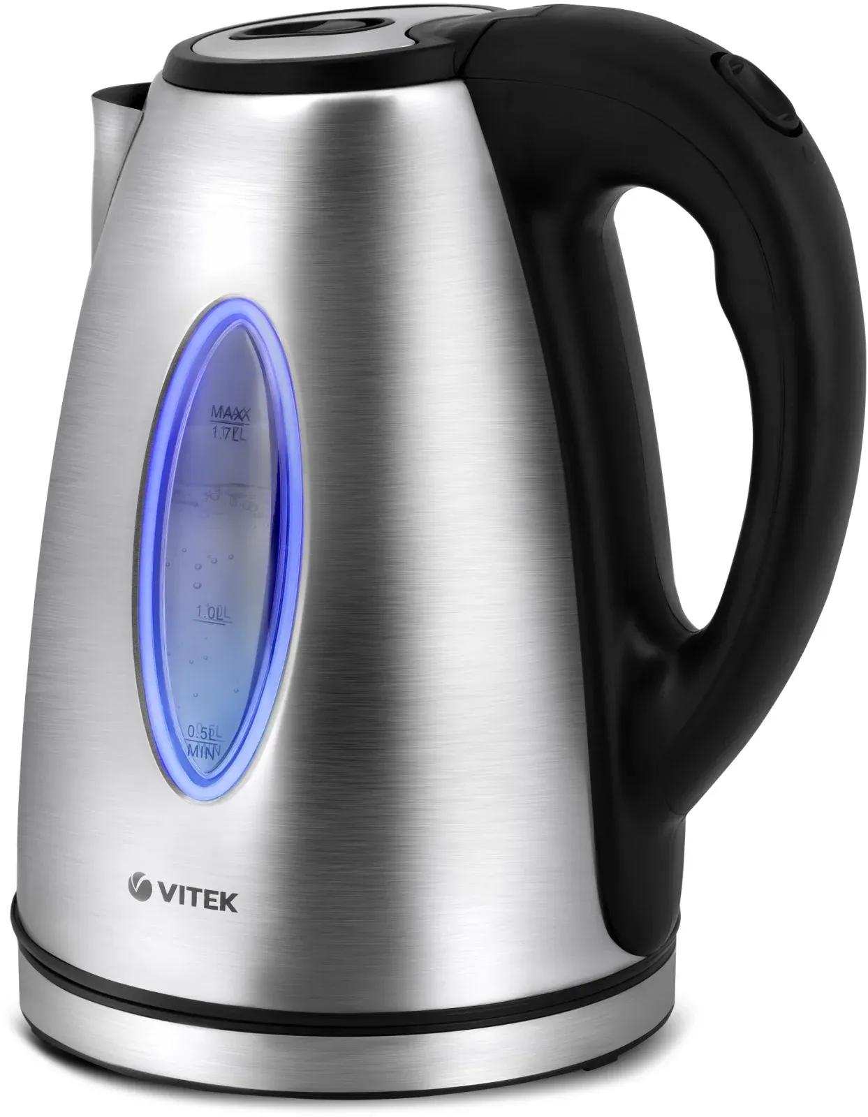Чайник электрический Vitek VT-7019 1.7л. 2200Вт сталь корпус: нерж.сталь - фото 2