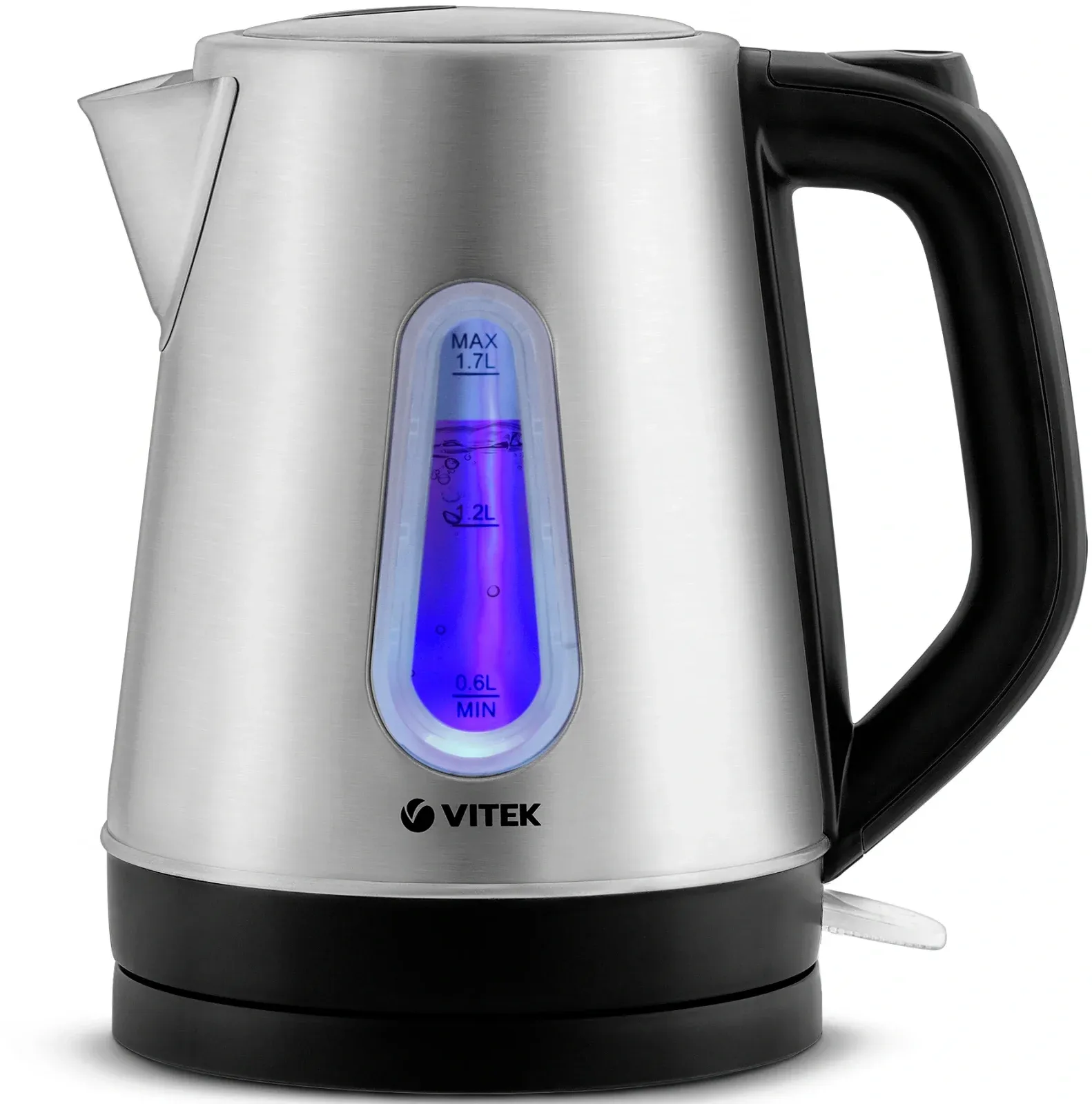 Чайник электрический Vitek VT-7038 1.7л. 2200Вт сталь корпус: металл - фото 1
