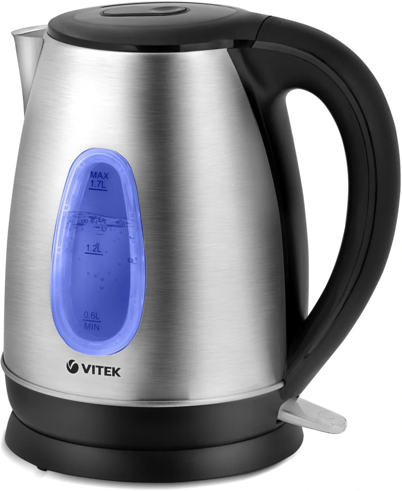 Чайник электрический Vitek VT-7039 1.7л. 2200Вт сталь корпус: металл - фото 3