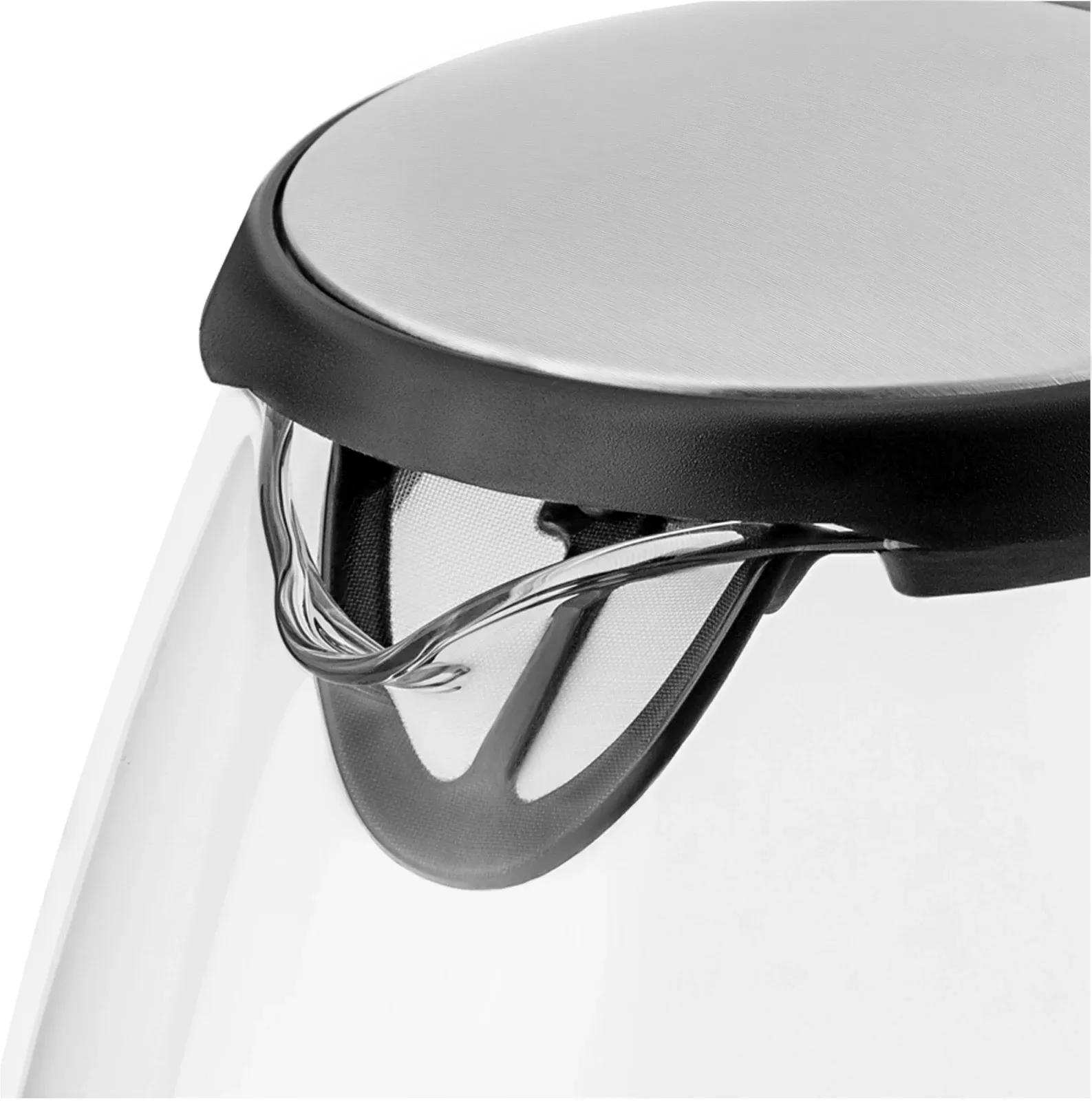 Чайник электрический Vitek VT-7046 1.7л. 2200Вт прозрачный/черный корпус: пластик/стекло - фото 5