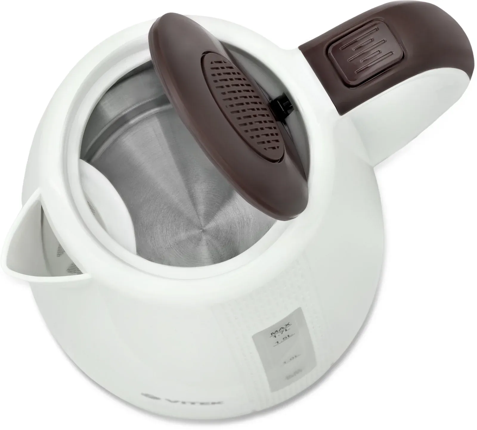 Чайник электрический Vitek VT-7055 1.7л. 2150Вт белый корпус: пластик - фото 6