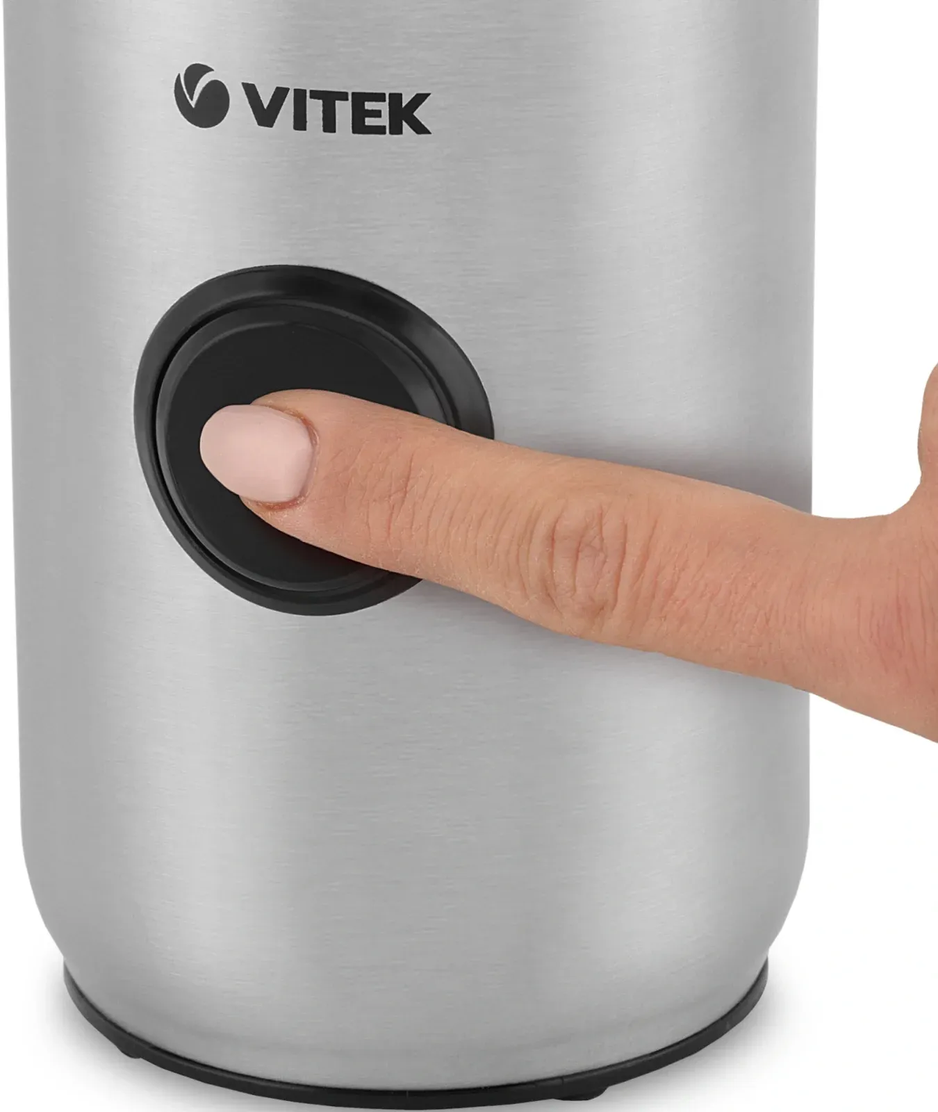 Кофемолка Vitek VT-7123 150Вт сист.помол.:ротац.нож вместим.:50гр стальной - фото 6