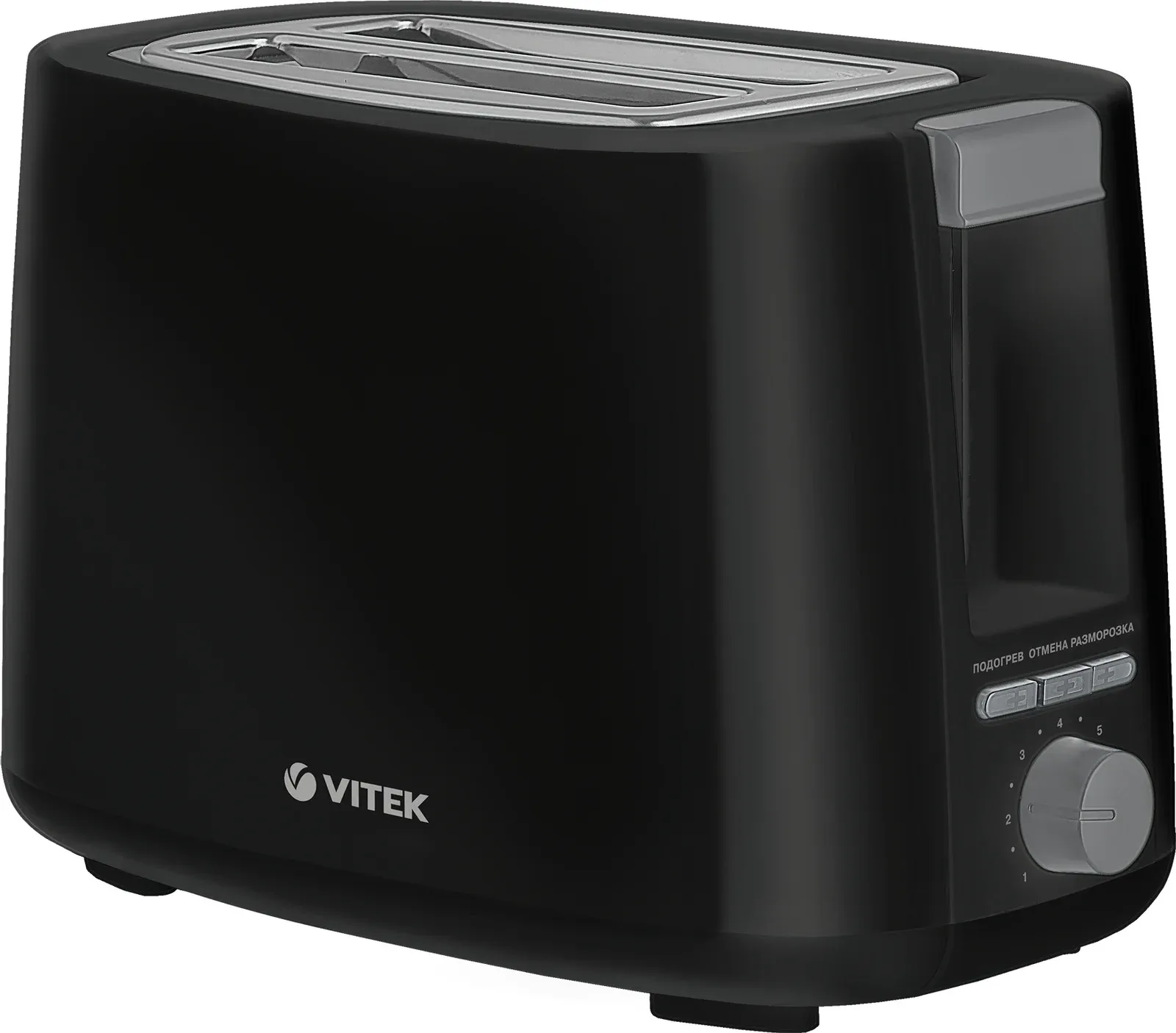 Тостер Vitek Verde VT-7164 750Вт черный - фото 3