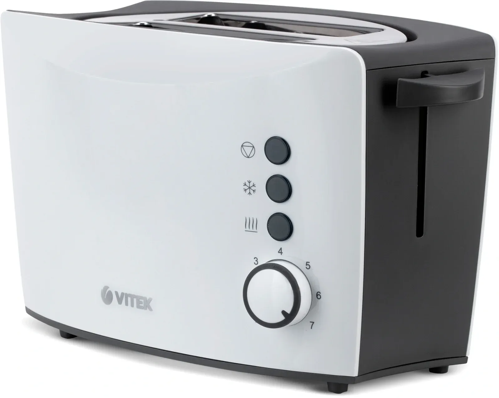 Тостер Vitek VT-7166 800Вт черный/белый - фото 1